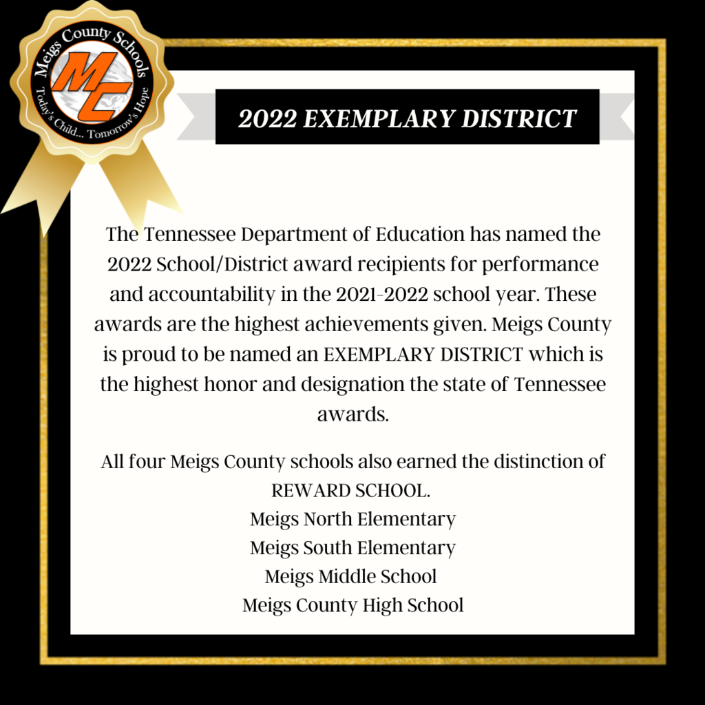 Text about Exemplary District